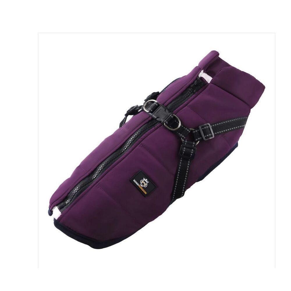 NWT Doggy Kingdom Winter Jacket for Dogs- purple, size M